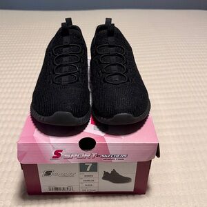 Skechers Charlize Black Women's Slip-in Sneakers